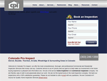 Tablet Screenshot of coloradoproinspect.com
